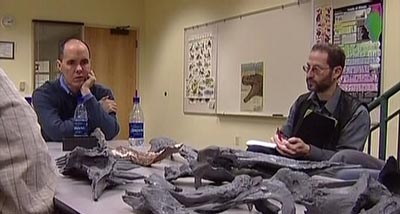 Scientists review recovered bones
