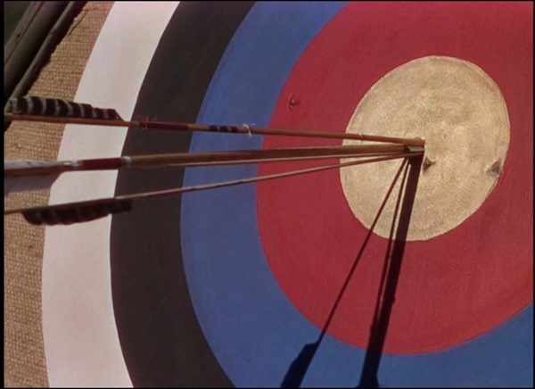Robin Hood splits the arrow