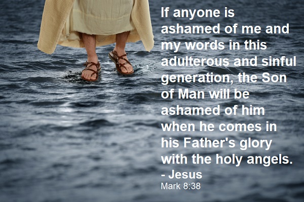 Jesus Walking on Water - Mark 8:38