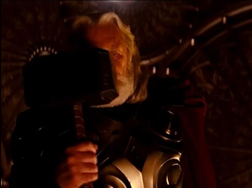 Odin with Mjolnir