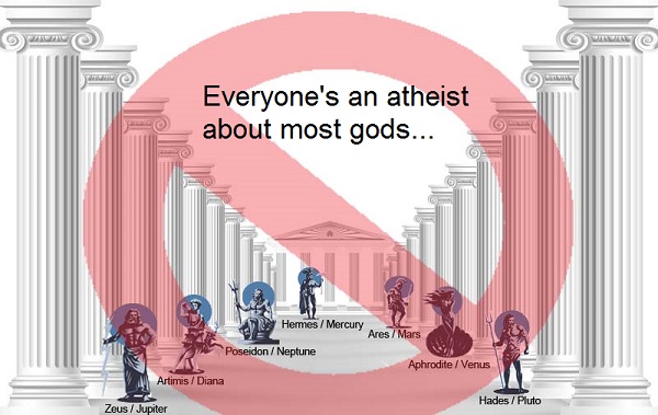 Atheist Meme Mistake - Everyone's an atheist