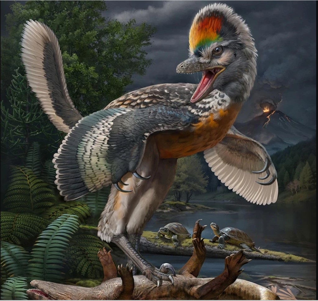 Deinonychus Artwork by Chinese Artist Zhao Chuang